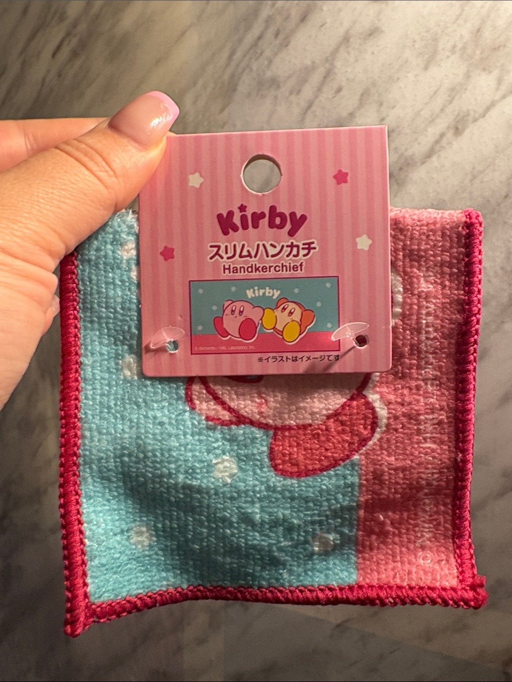 NEW** KIRBY 🩷🩵 Pocket Handkerchief